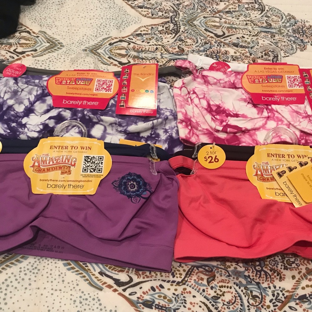 Lot of 8 Nee Convertible Bralettes Sz XL